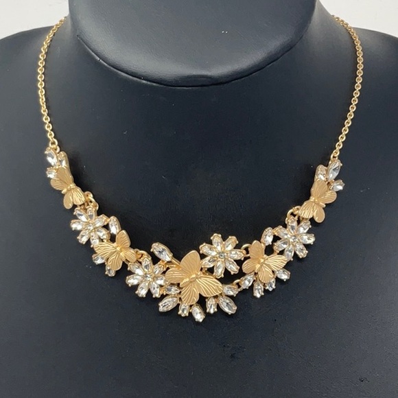 Bella Jack Jewelry - NWT Bella Jack butterflies and flowers necklace